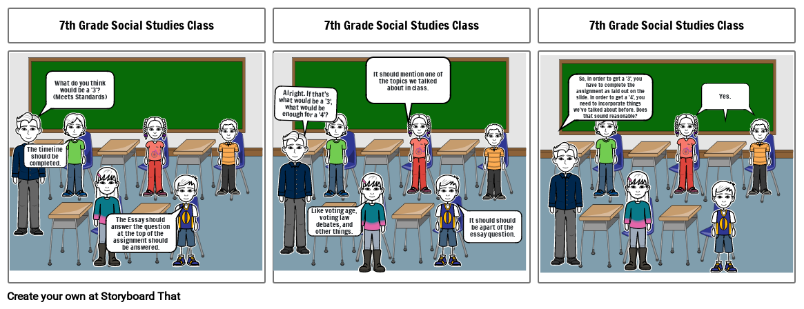 7th Grade Social Studies Class