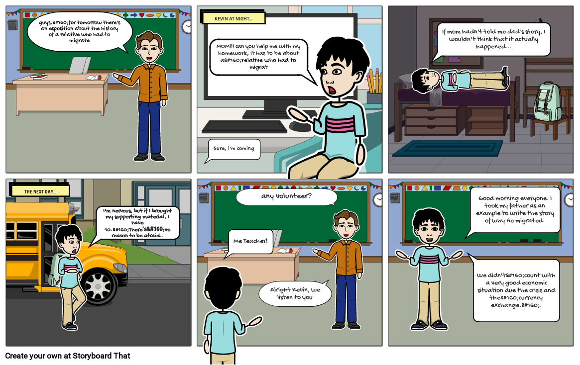 PROYECTO HUMANISTICO Storyboard by 16031a56