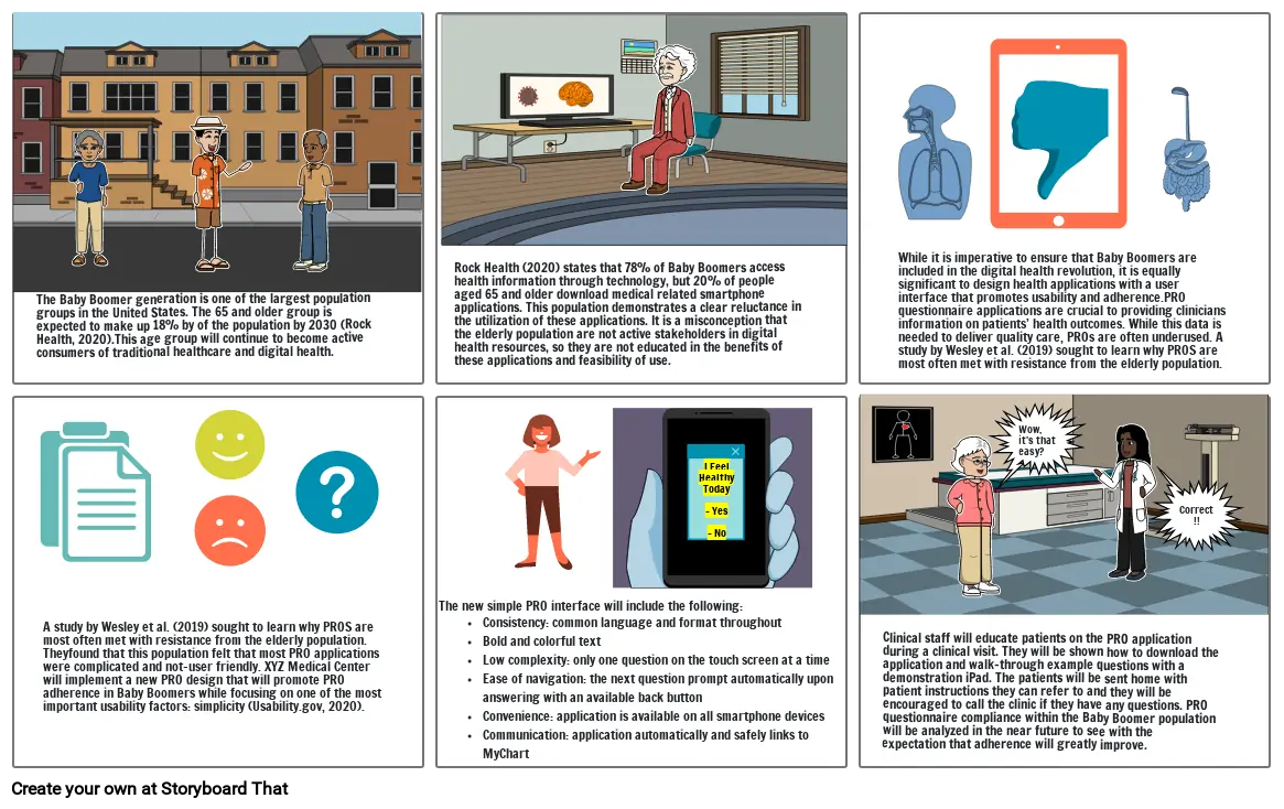 Interface Challenge Solution for Older Adults Using Health Systems