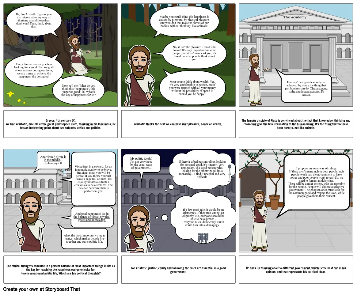 Aristotle Storyboard