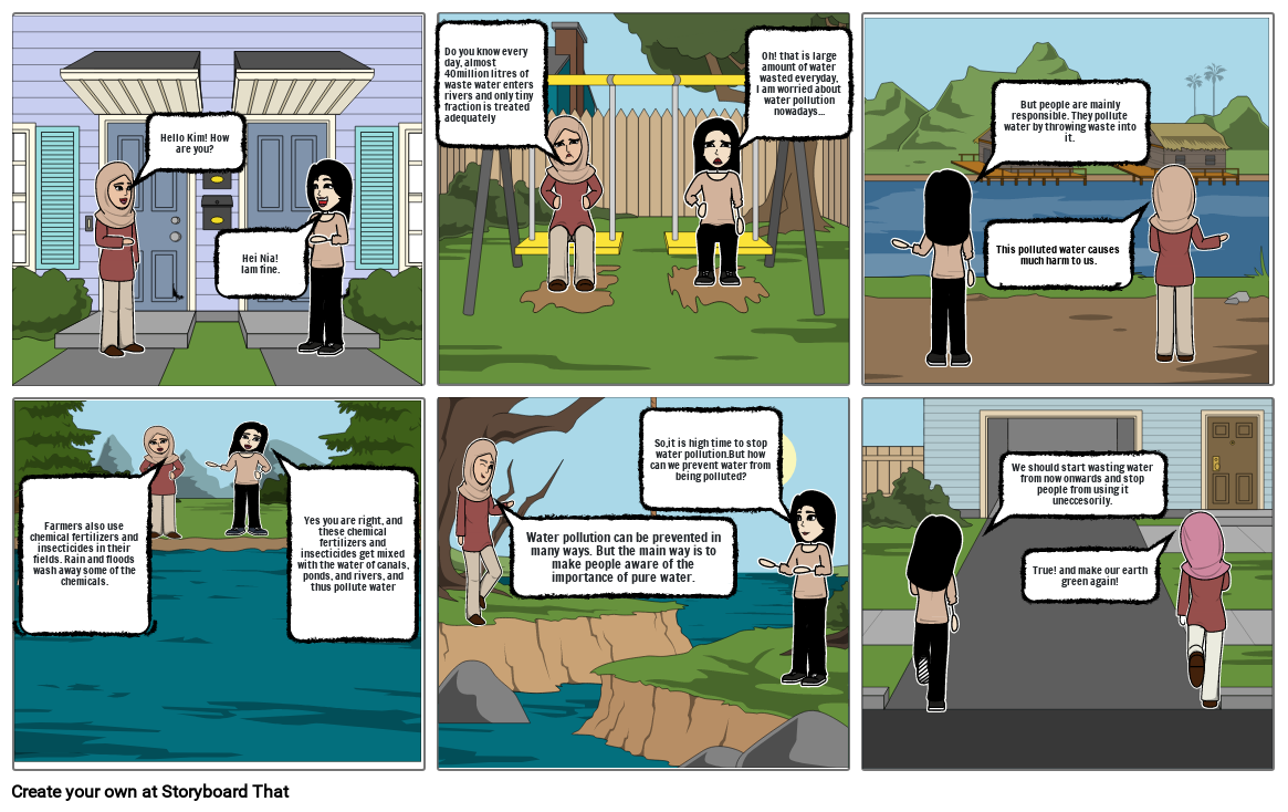 lacadaisical-attitude-water-pollution-storyboard