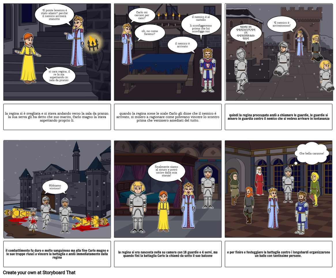 La vita nel castello del medioevo Storyboard by 1721ac51