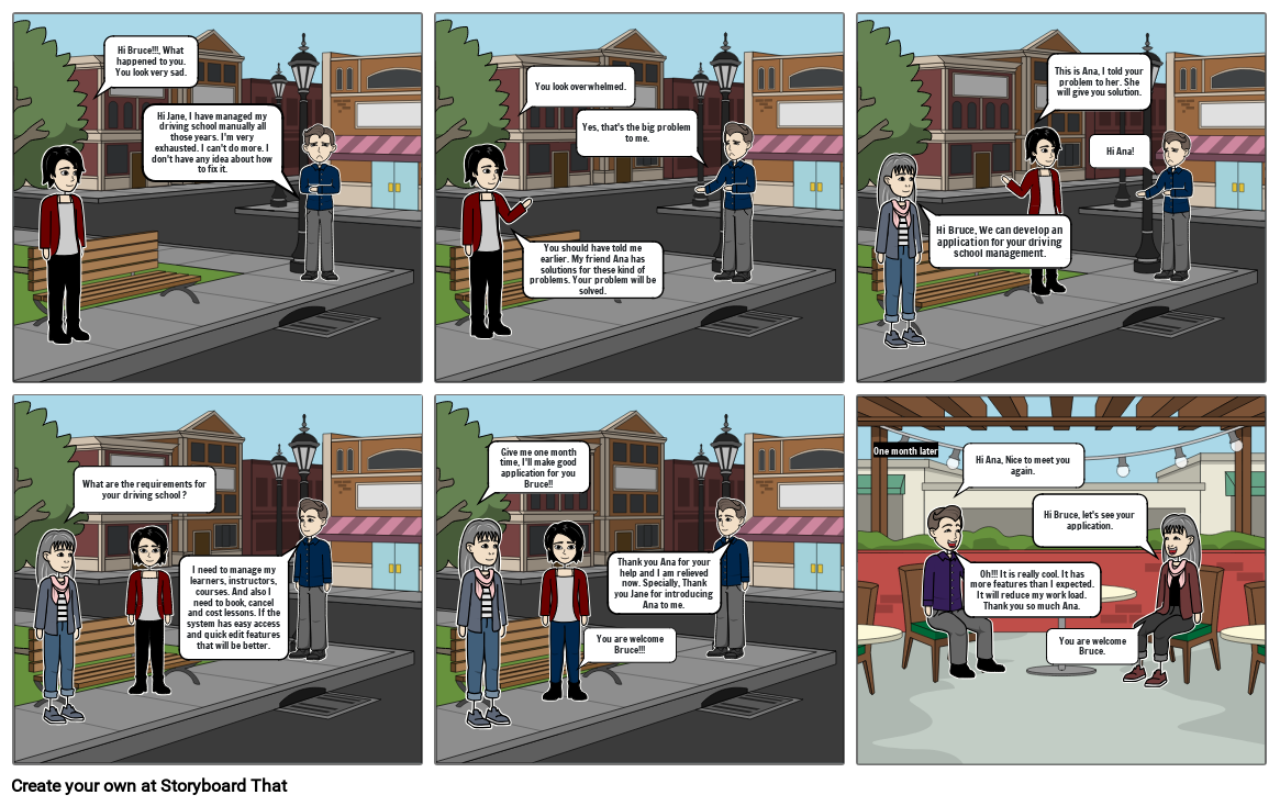 Saran Diriving School Storyboard By 1734d163 saran-diriving-school-storyboard-by-1734d163