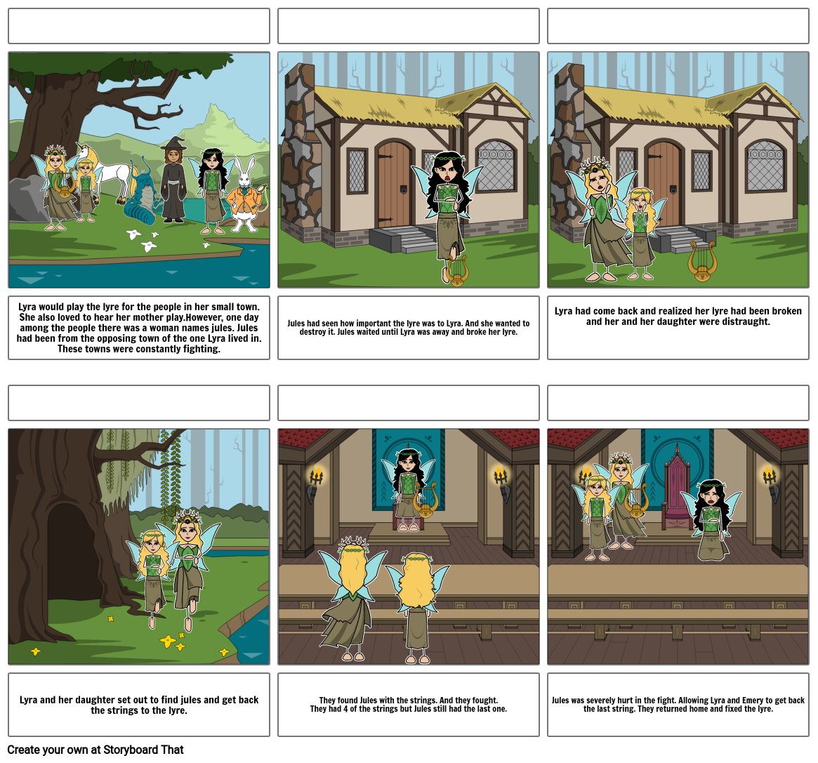 Folktale Storyboard By 17363058 9723