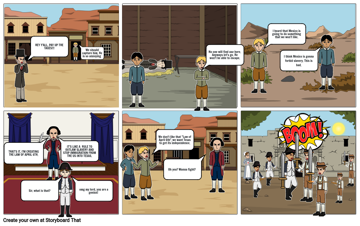 causes-of-the-texas-revolution-storyboard-by-17b20544