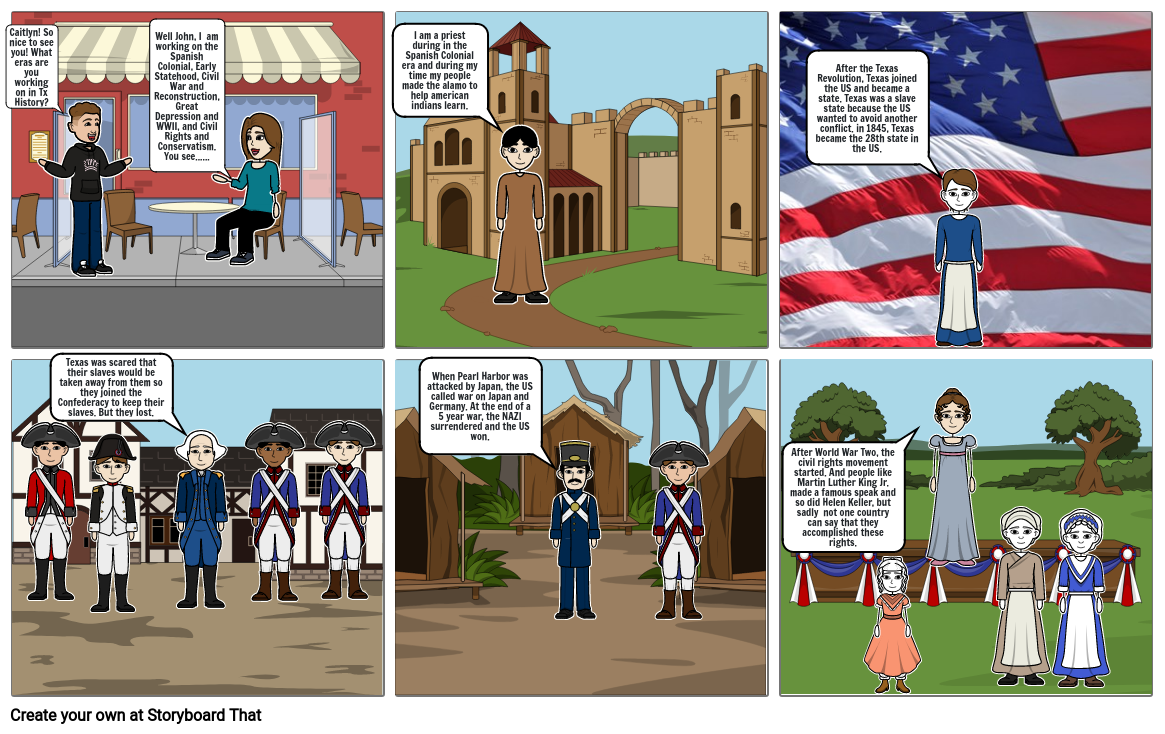 Eras Of Texas History Storyboard By 181285ab 9048