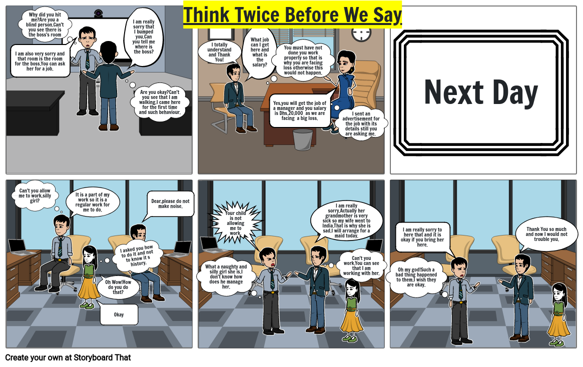Think Twice Before We Say Storyboard By 18210686