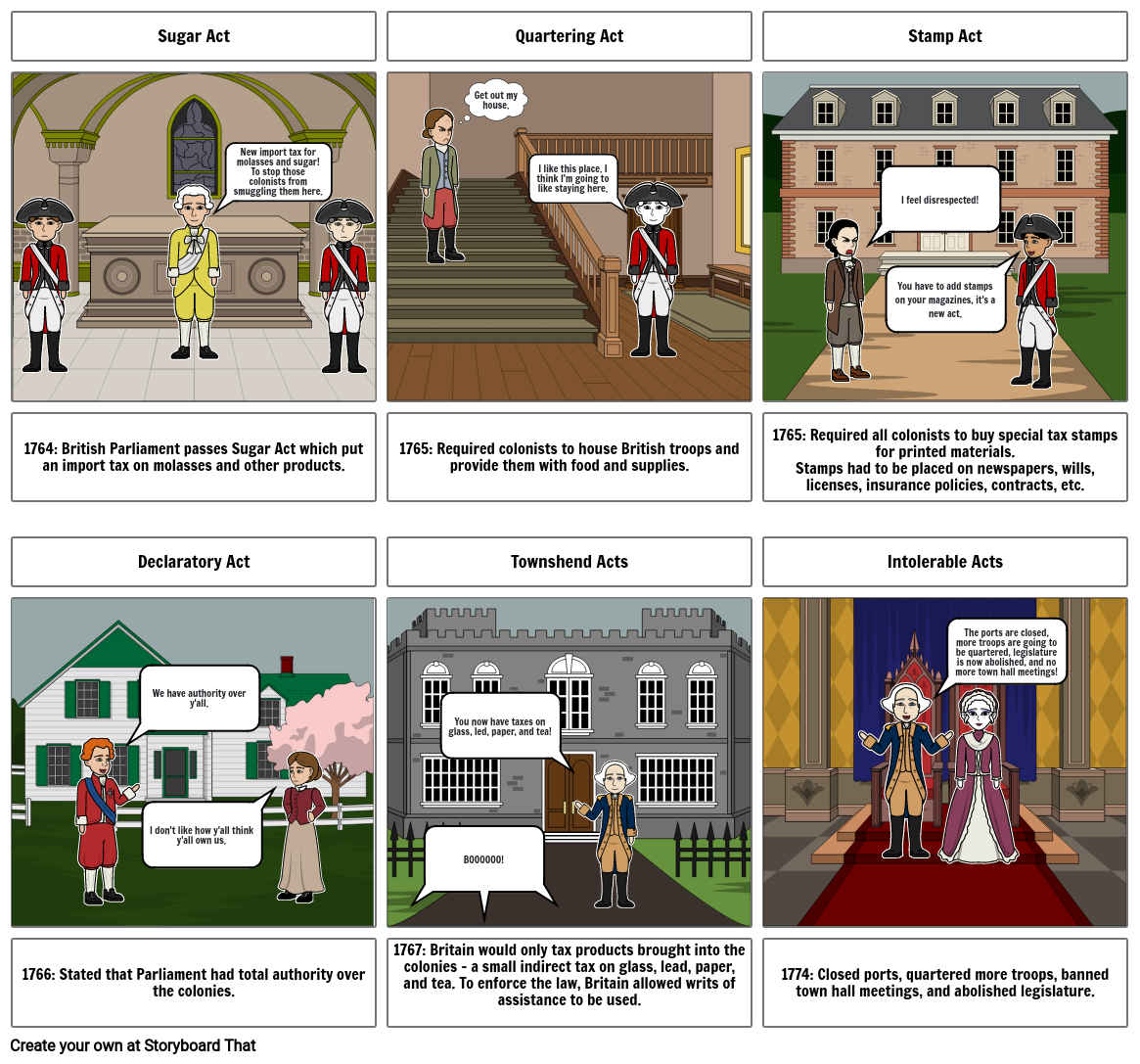 Colonial Unrest Matrix Comic Storyboard by 18291296