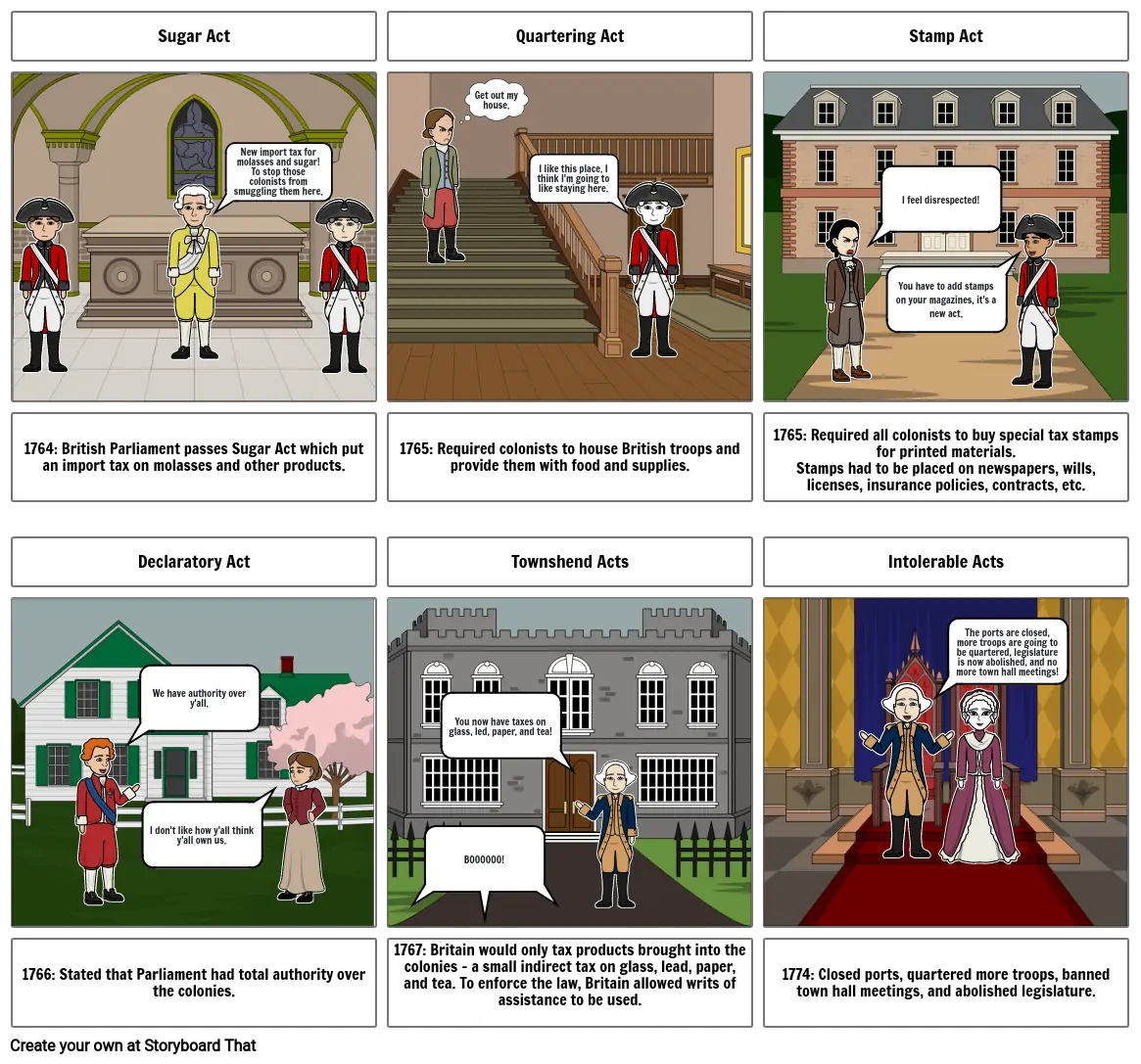 Colonial Unrest Matrix Comic