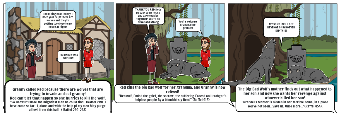 Red Riding Hood and Beowulf