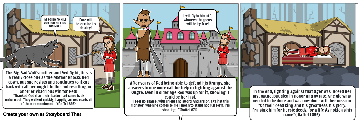 Red Riding Hood and Beowulf