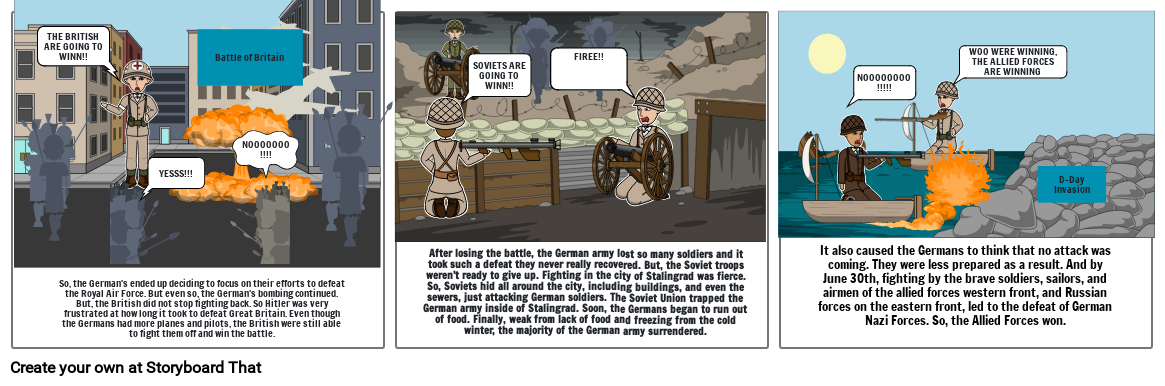 WWII Comic