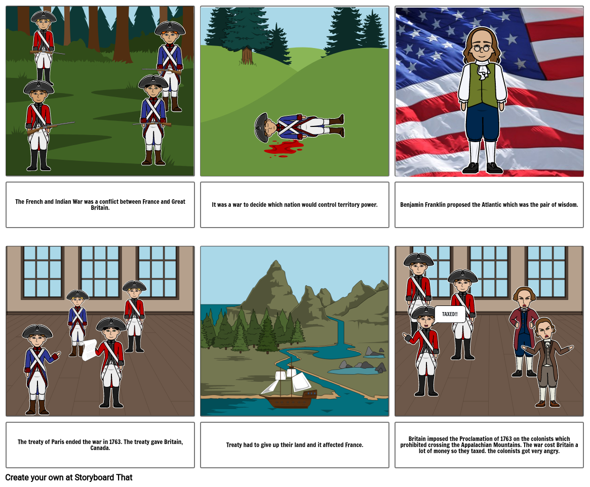 French And Indian War Storyboard By 18795226