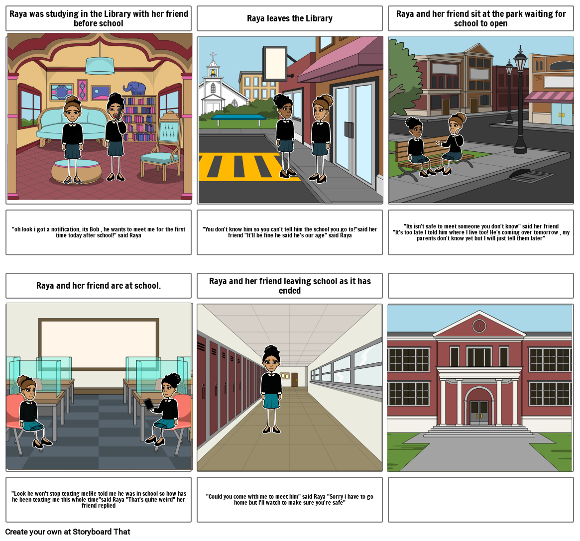 E safety Storyboard by 19094