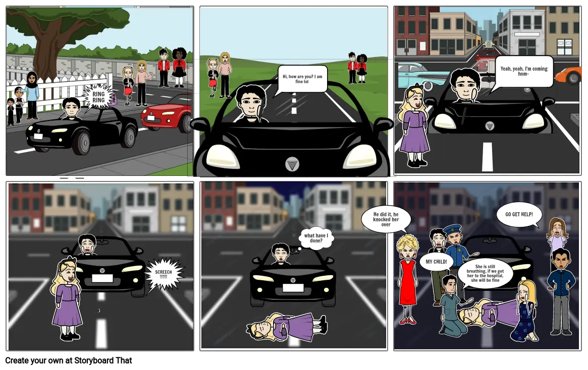 Road Safety Comic 1