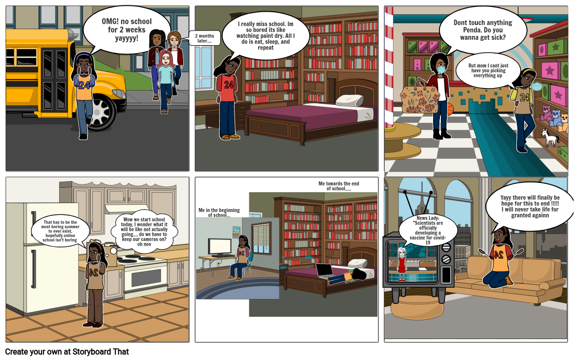 Graphic Novel Assignment Storyboard by 192210cd