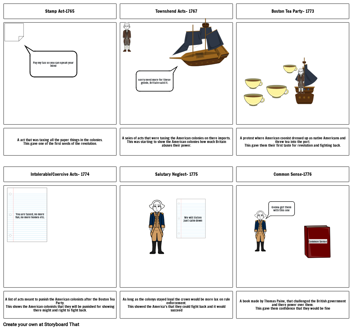 Revolution Story Board Part II