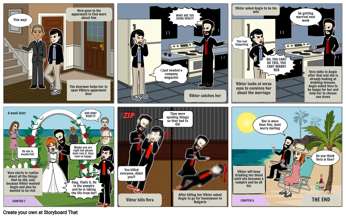 V is for vampire comic 3