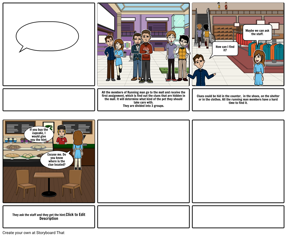 Running man Storyboard por 19ea8534