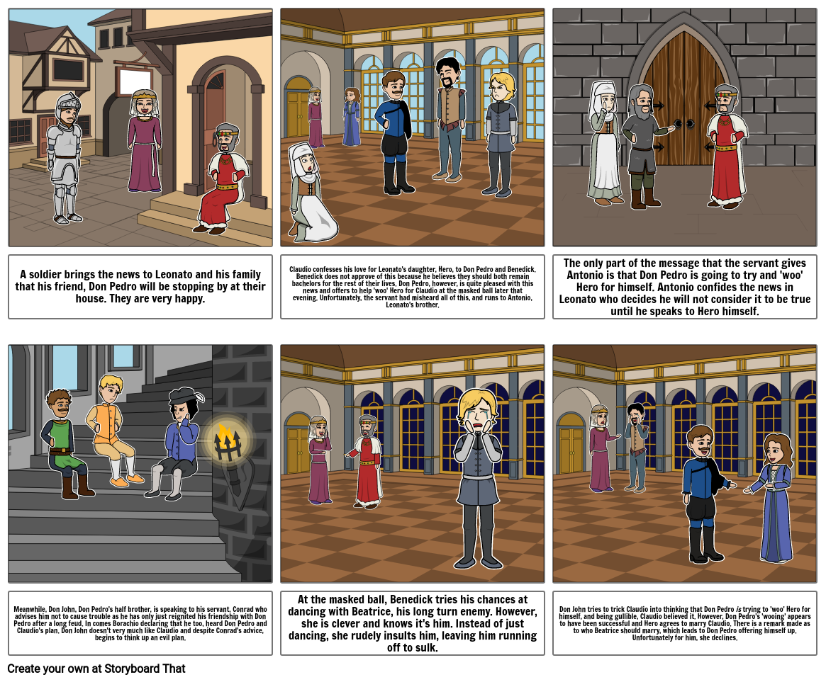 Much Ado About Nothing Storyboard by 19freirw