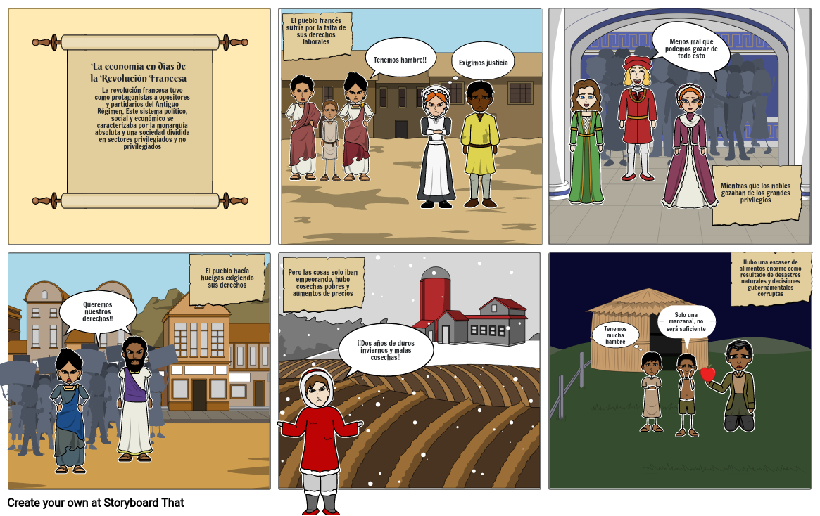 Proyecto de ciencias sociales Storyboard by 1a2e8174