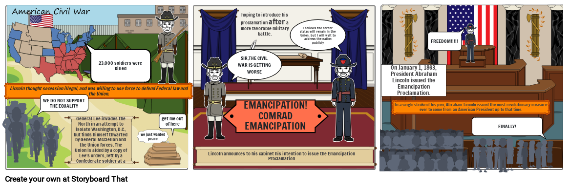 civil war Storyboard por 1a9c9fae