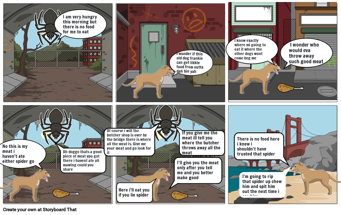 Anansi tricks Doggo Storyboard by 1b1d3e3b