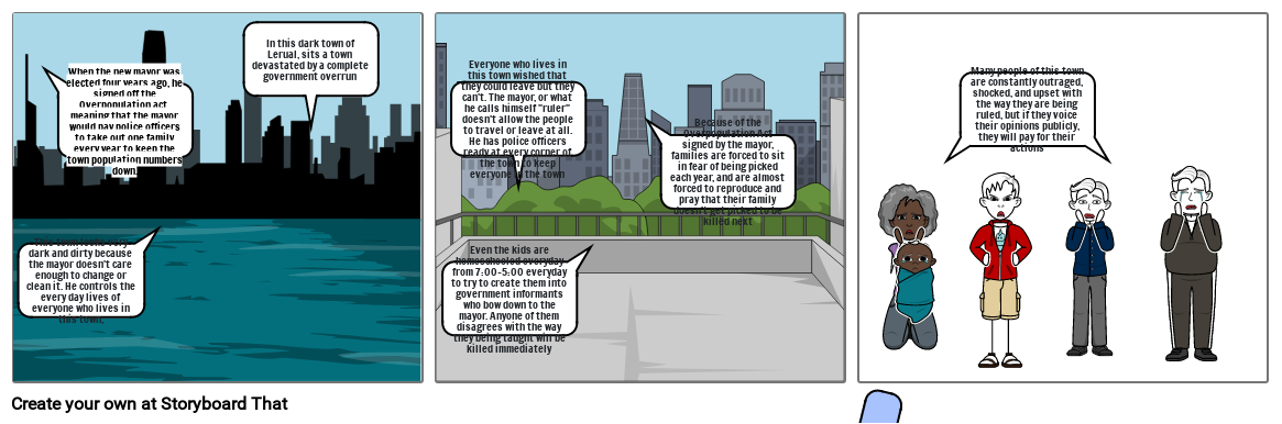 Dystopian Unit Capstone Storyboard