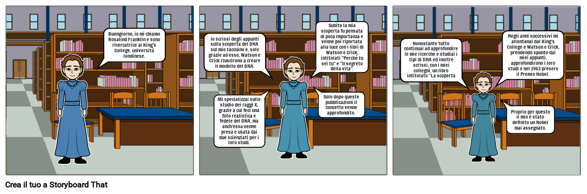 Rosalind Franklin Storyboard by 1b72038e