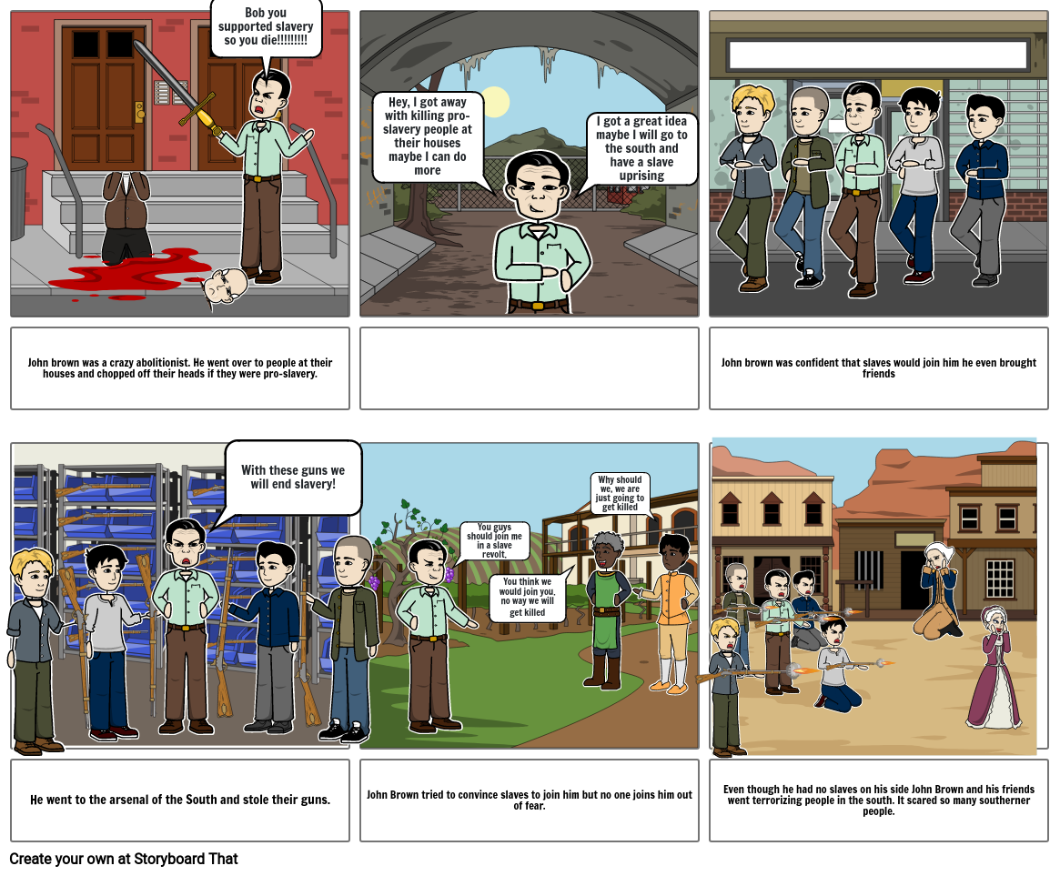 The John Brown Raid And Killings Storyboard Per 1b7252ef 