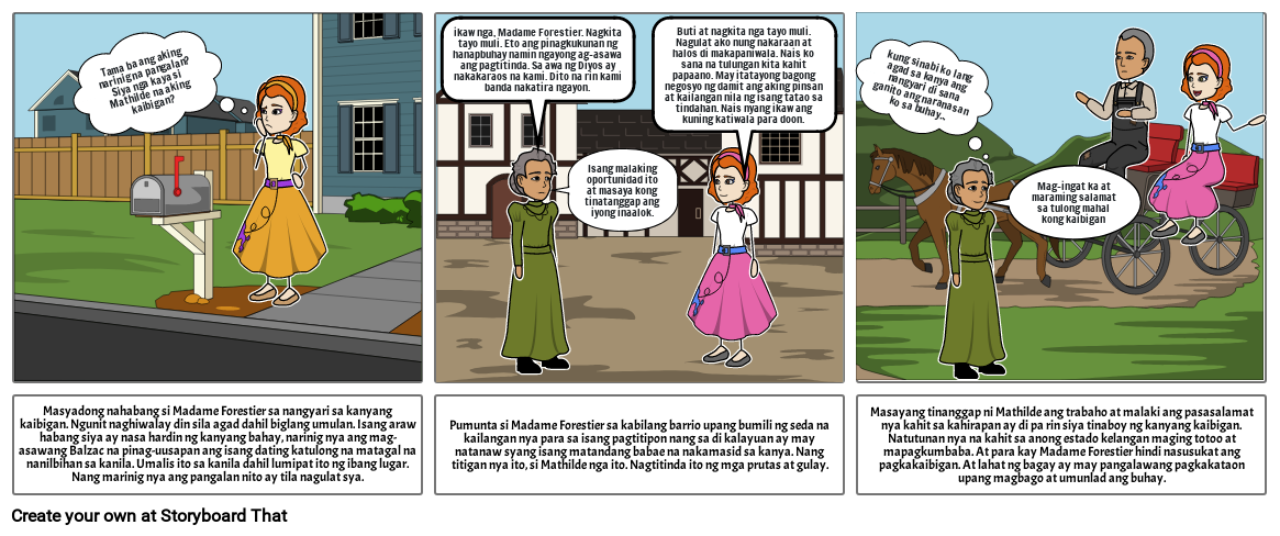 sariling wakas ng ang kwintas Storyboard par 1b923766