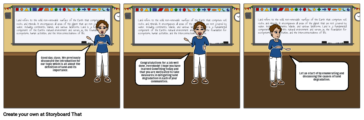 causes-and-effects-of-land-degradation-storyboard