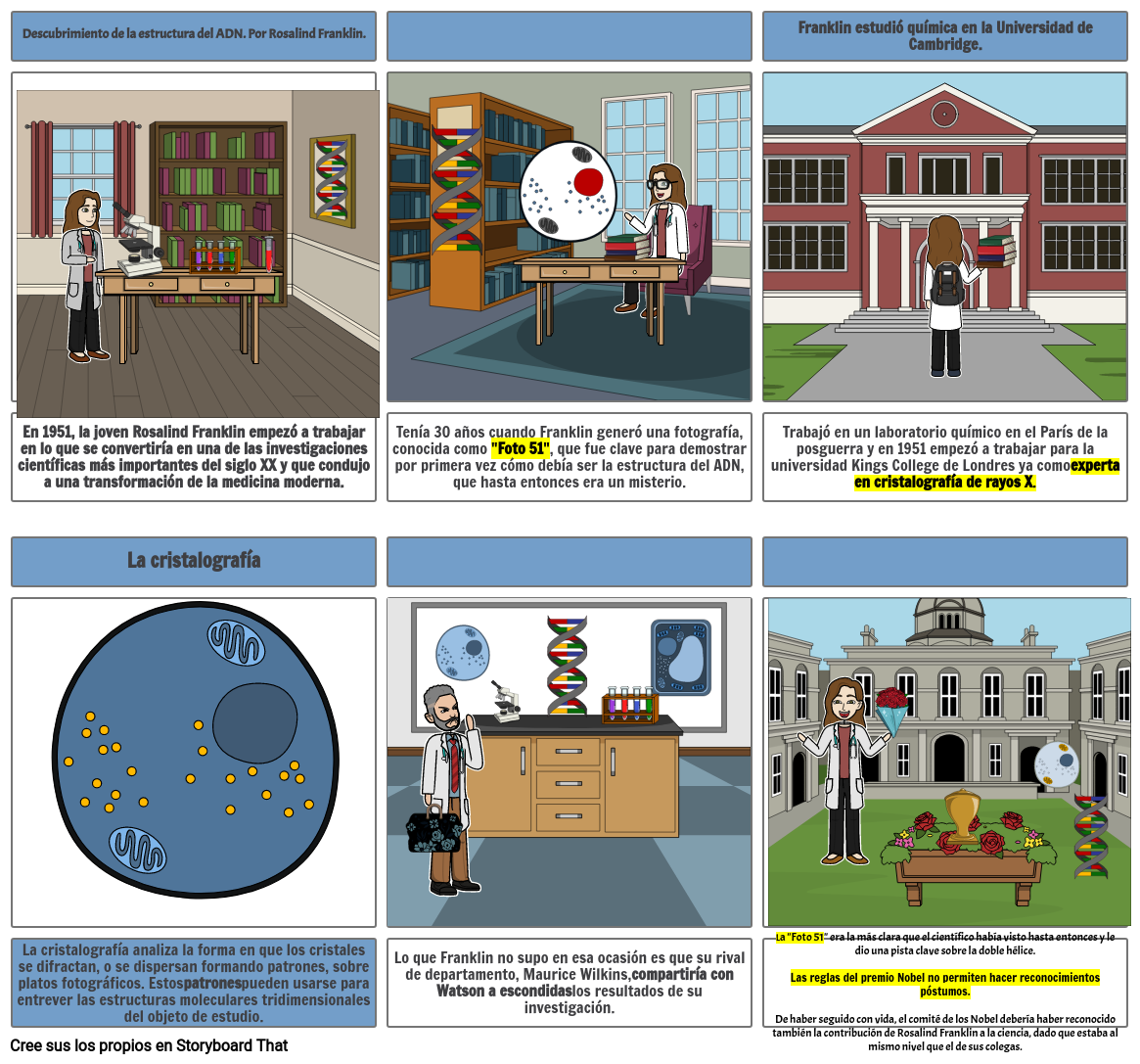 Rosalind Franklin Storyboard por 1bbc1640