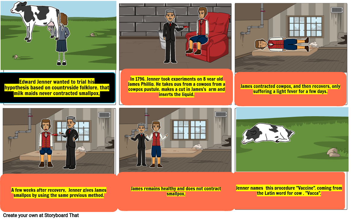 Edward Jenner Storyboard