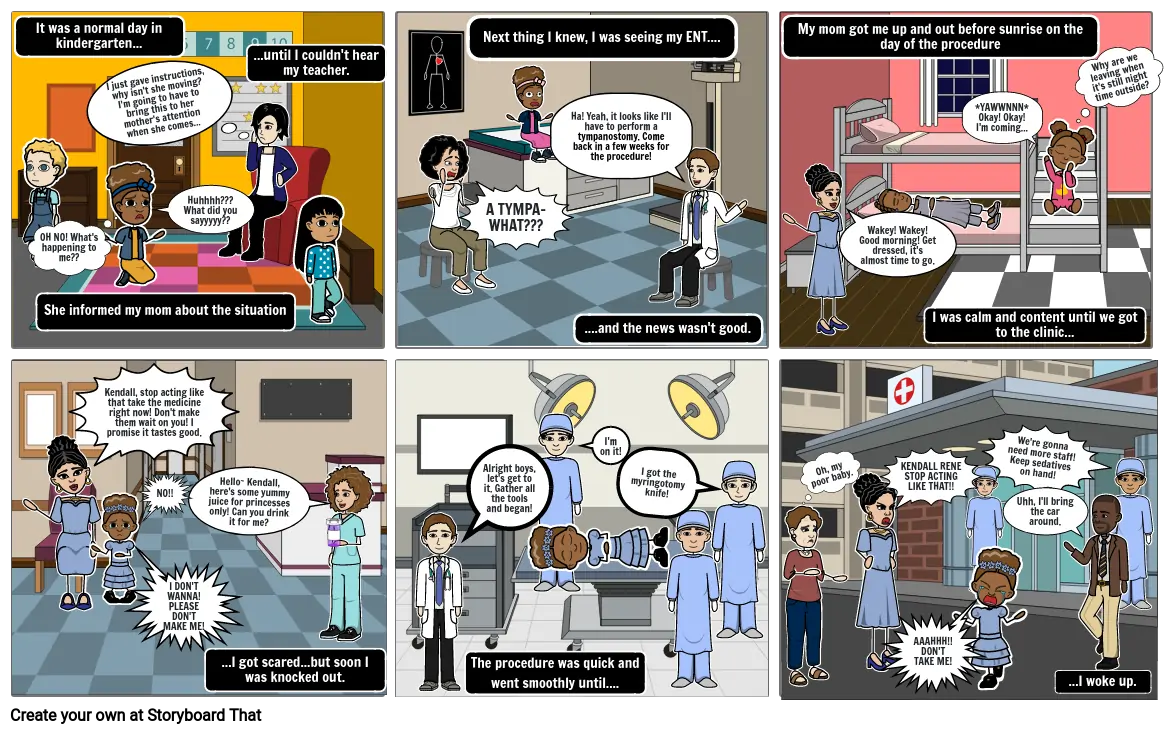 Kendall Martin - Family Graphic Comic Story