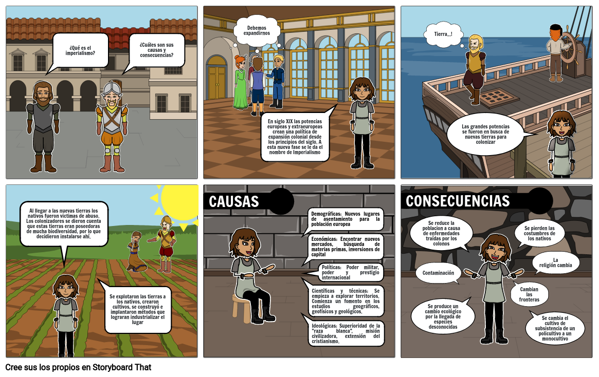 Imperialismo - Historia Storyboard Por 1bff8d6a