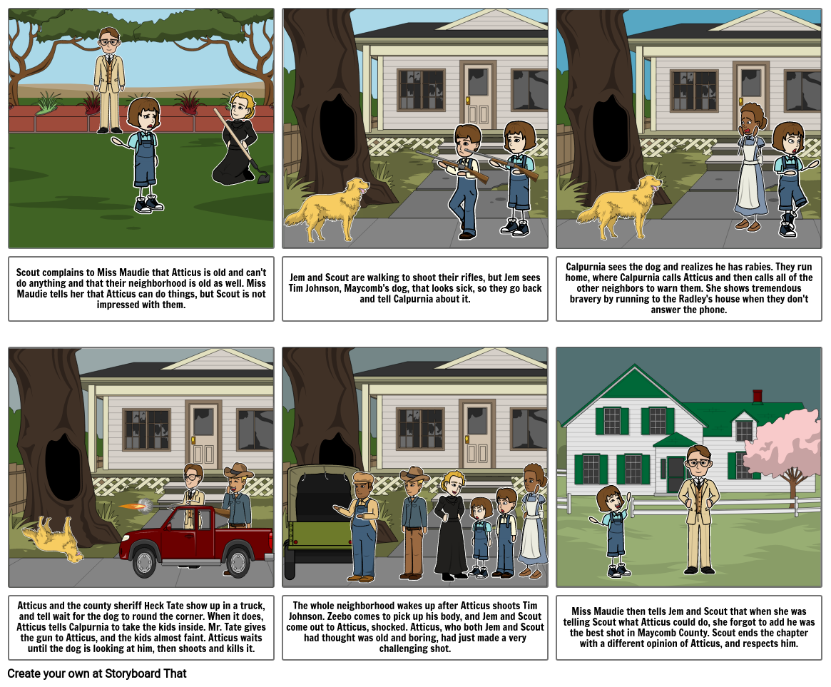 TKAMB Chapter 10 By Timothy Meyer Storyboard by 1c1d6e09