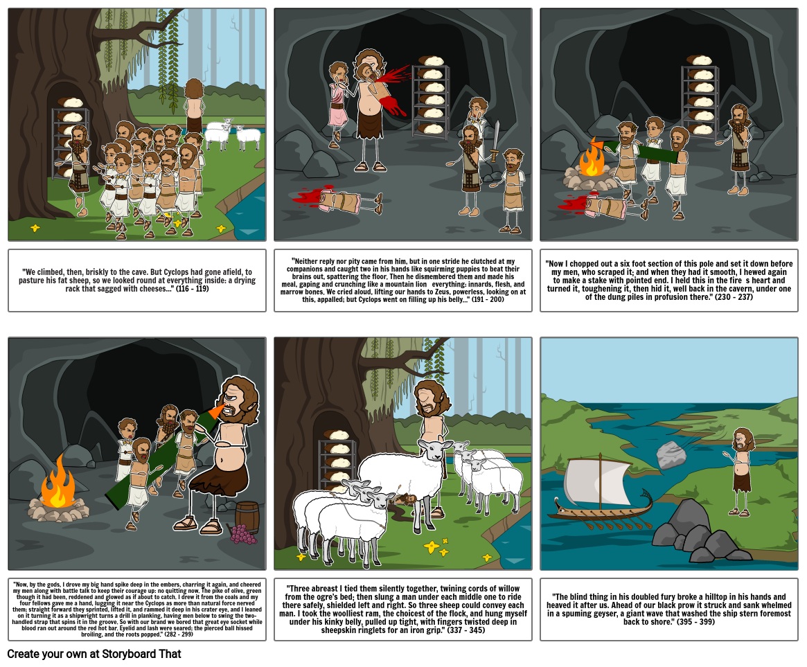 The Cyclops Plot Comic Storyboard by 1c2fecb3