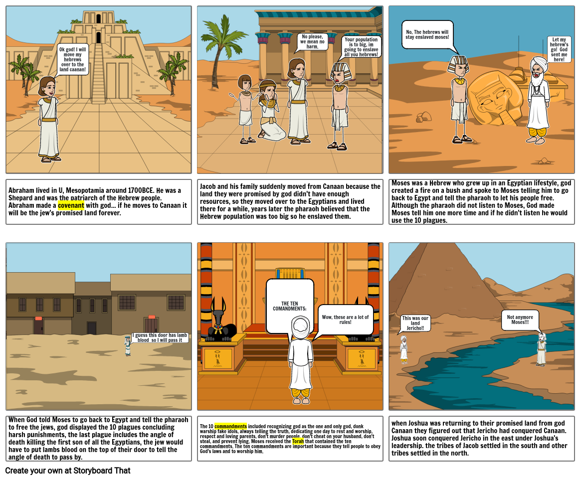 Exodus Storyboard por 1c37c42f