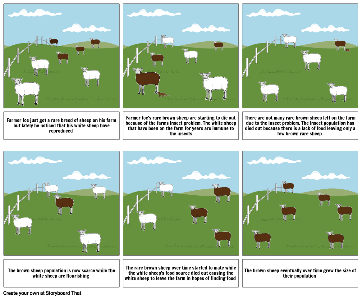 natural selection comic strip assignment