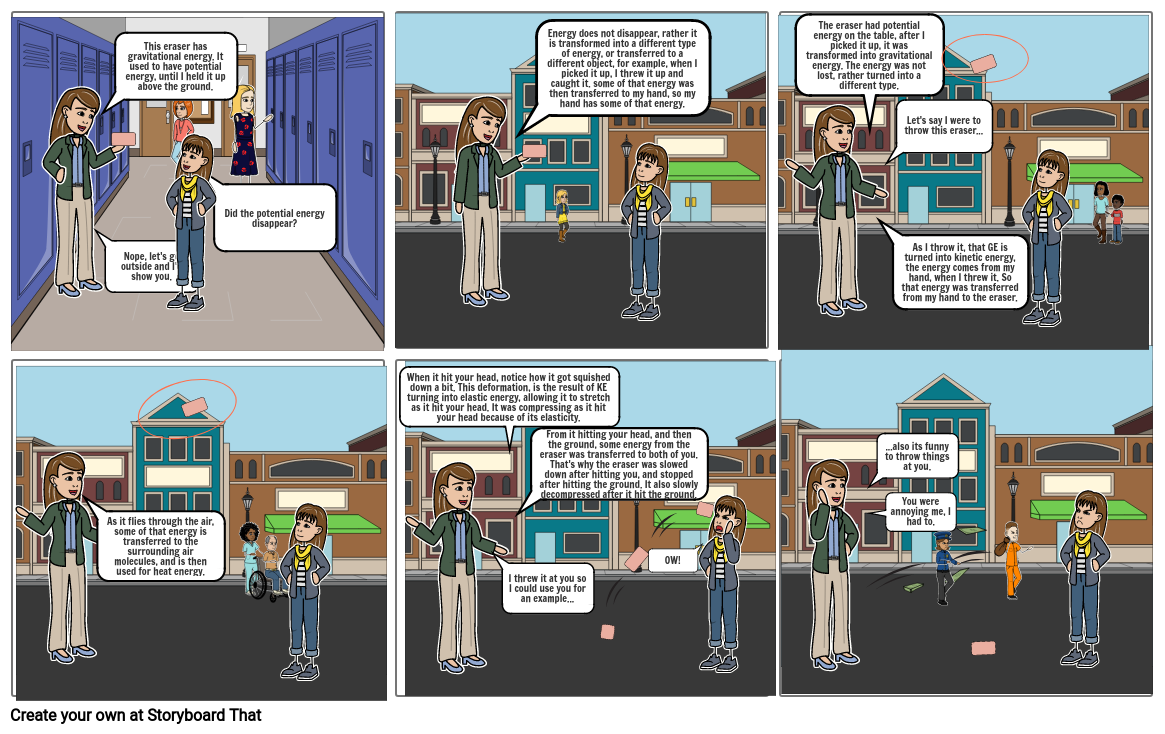 science energy comic Storyboard por 1c8437f7