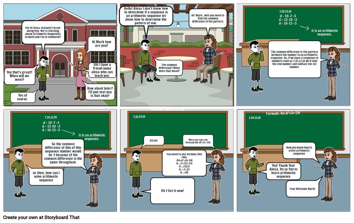 Arithmetic sequence project