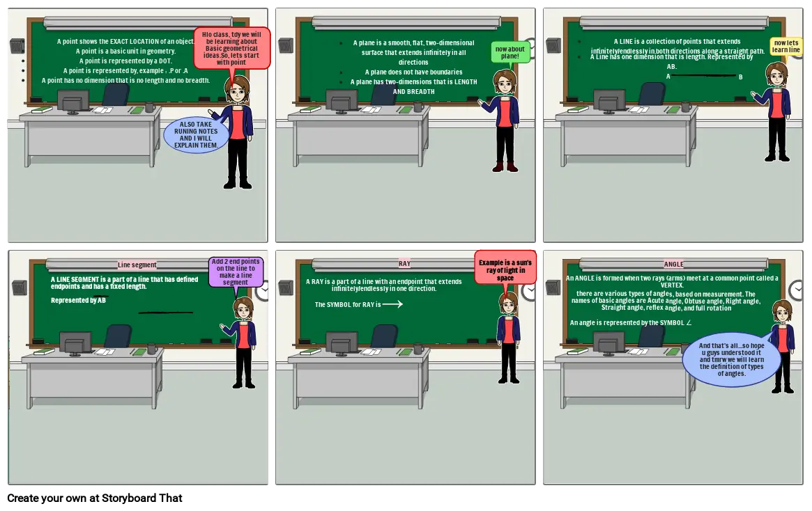 Maths storyborad for HOLIDAY H.W