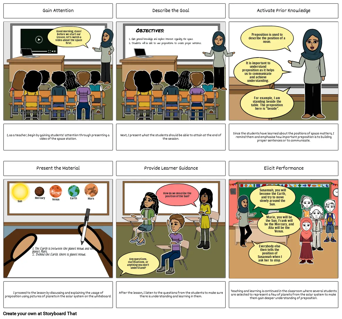 Space Exploration Storyboard by 1cb51ea4