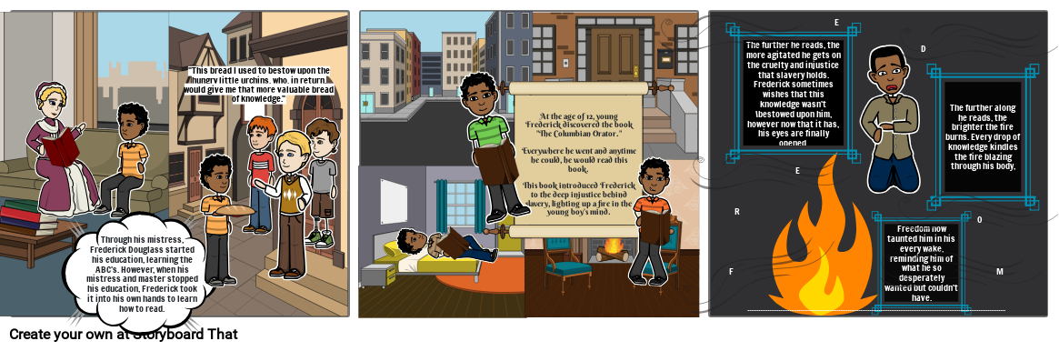 Frederick Douglass Visual Storyboard