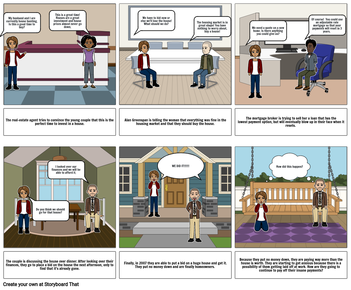 Housing Market Storyboard