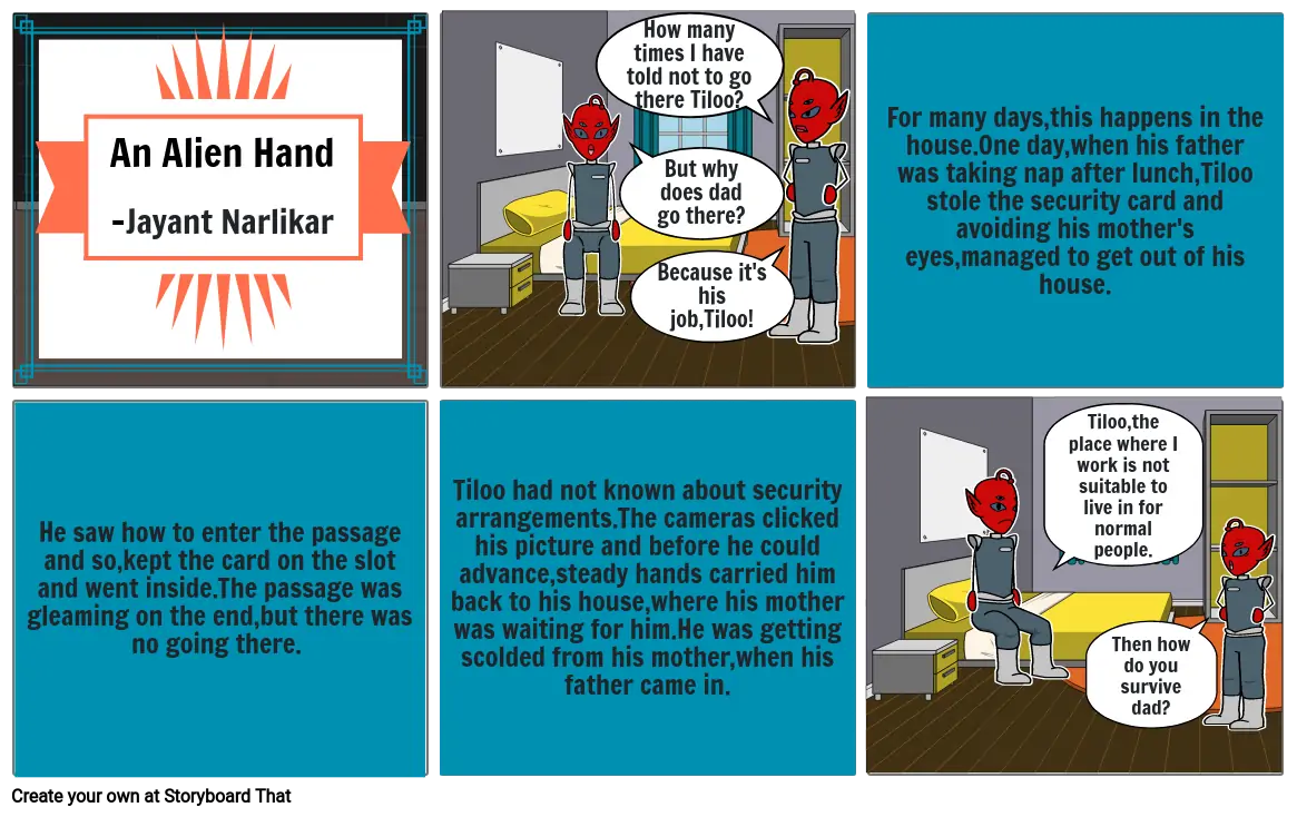 An Alien Hand (Comic Strip)