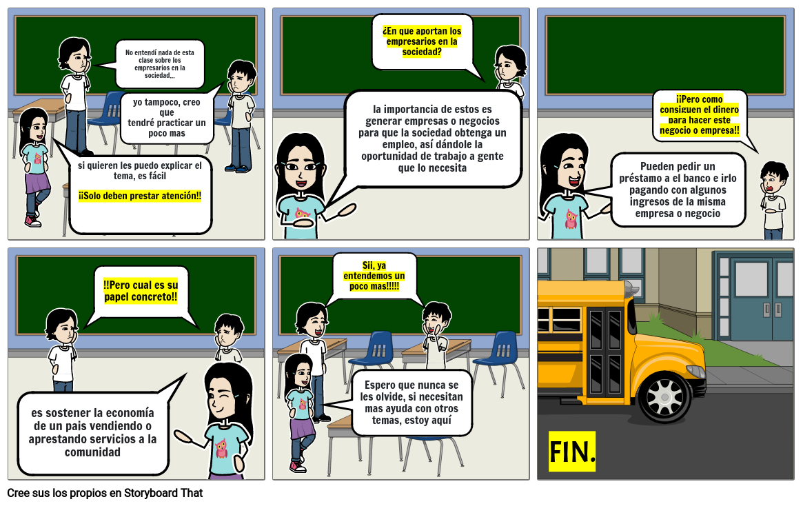 Emprendimiento Storyboard by 1d9c4e73