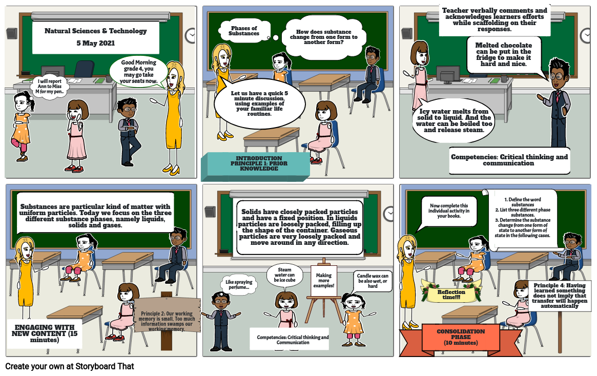 Grade 4 Natural Sciences & Tech Storyboard Lesson