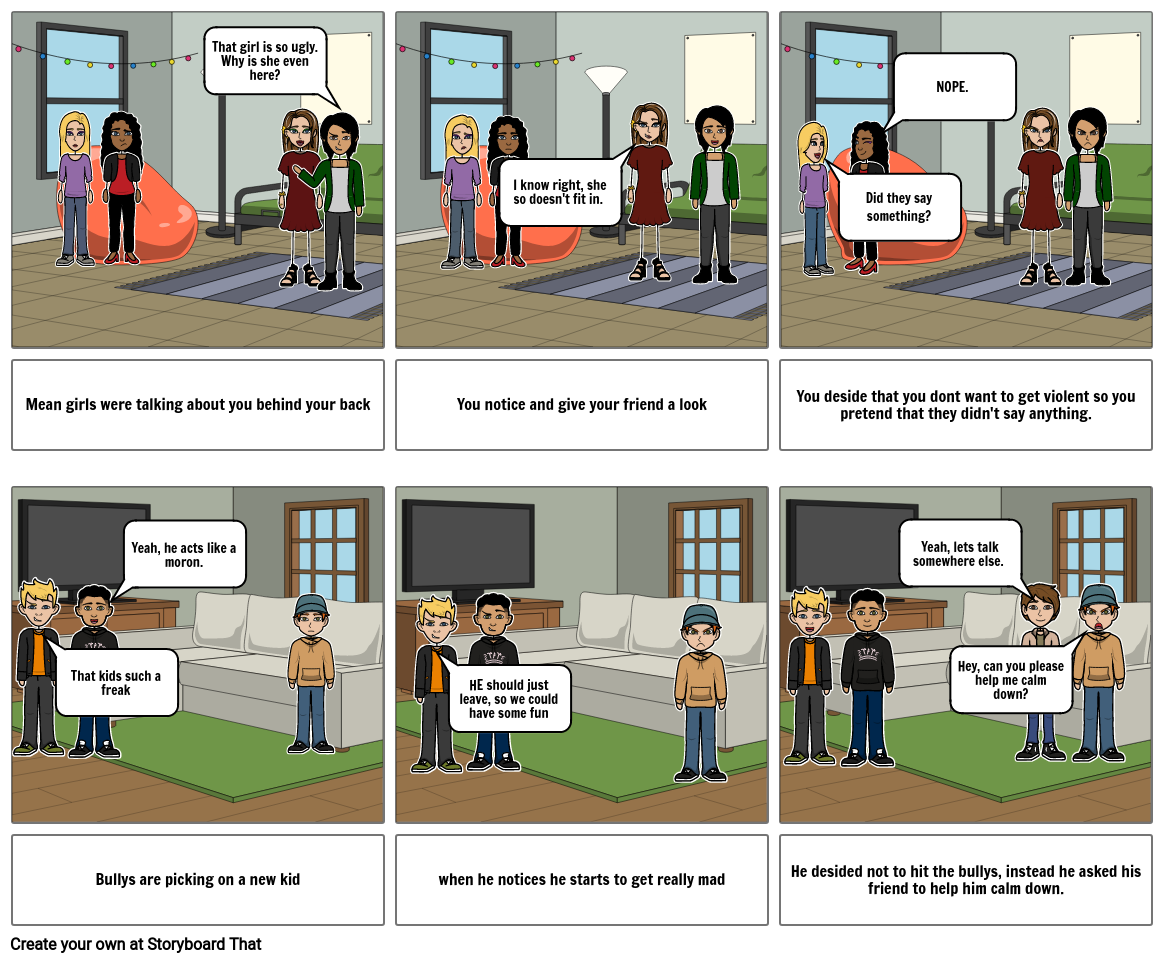 Violence Prevention Storyboard by 1df50dcf